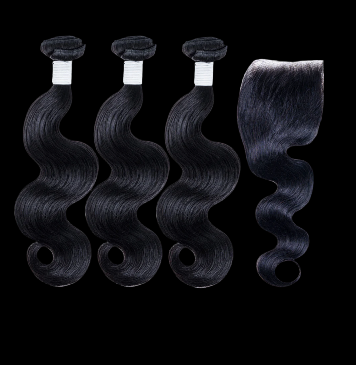 3 bodywave bundles /5x5 closure